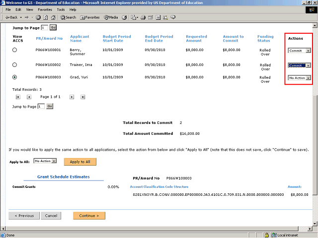Screen image of this step