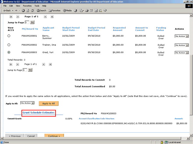 Screen image of this step