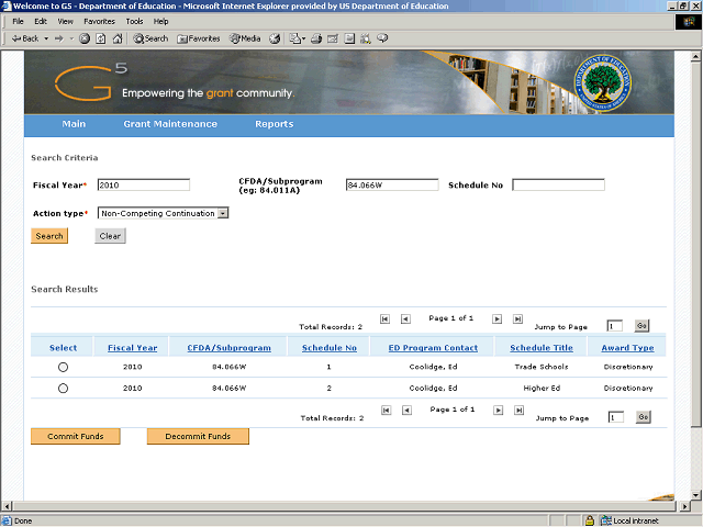 Screen image of this step