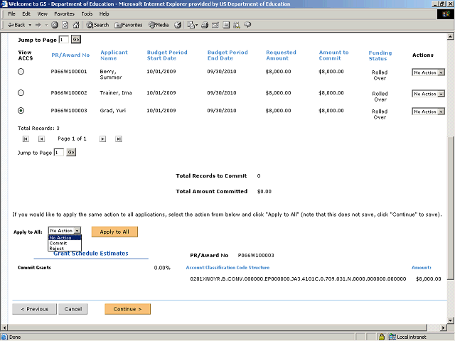 Screen image of this step