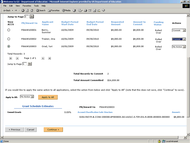 Screen image of this step