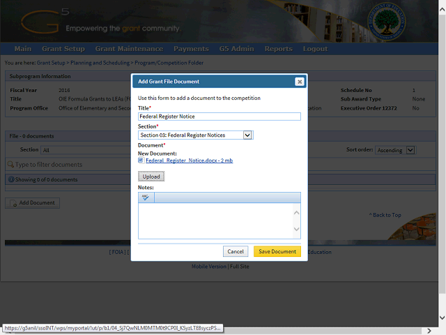 Screen image of this step