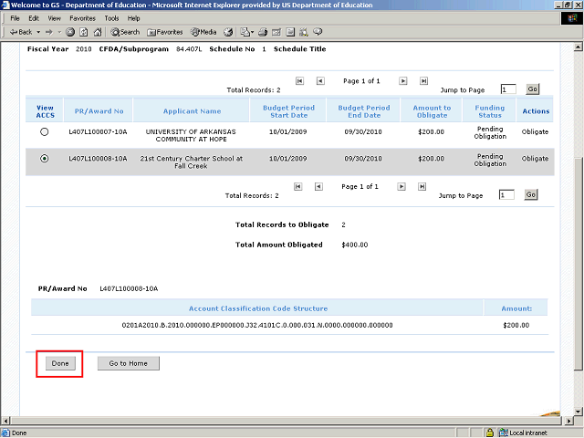 Screen image of this step