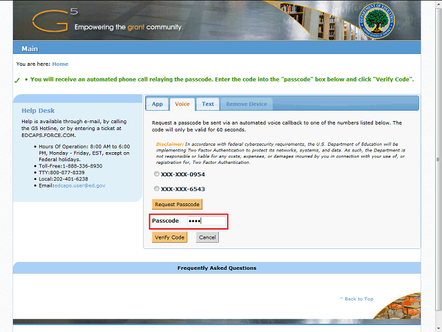 Screen image of this step