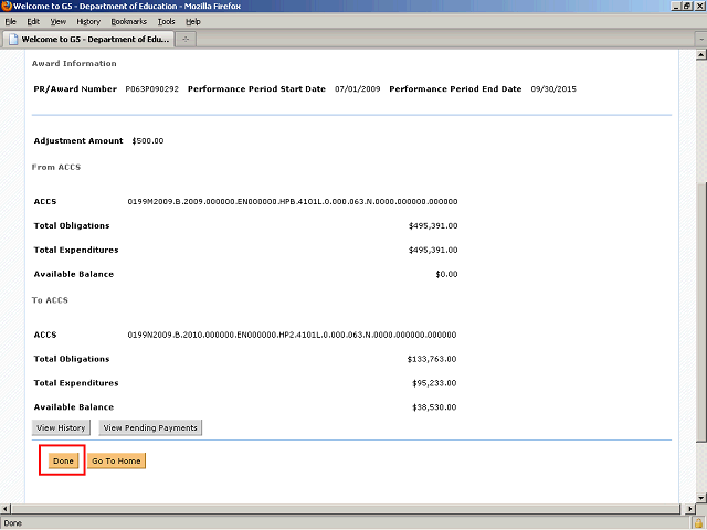 Screen image of this step