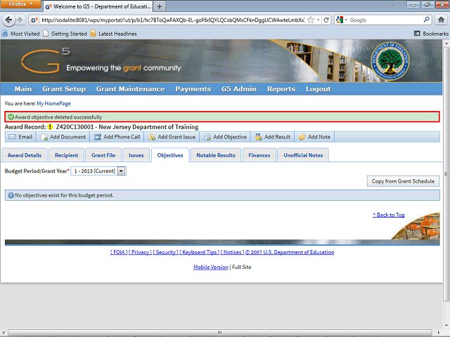 Screen image of this step