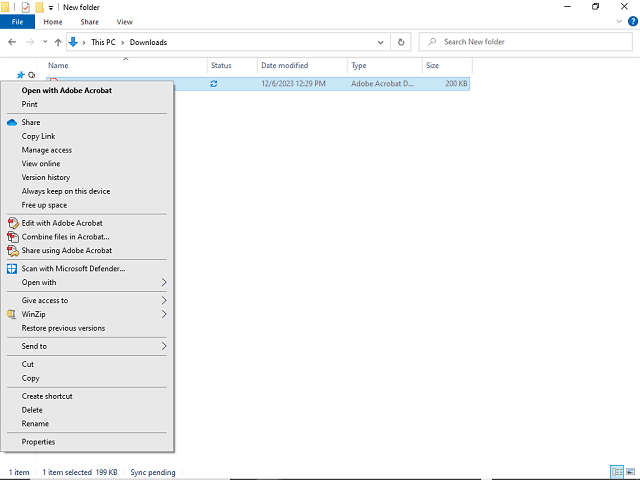 Screen image of this step