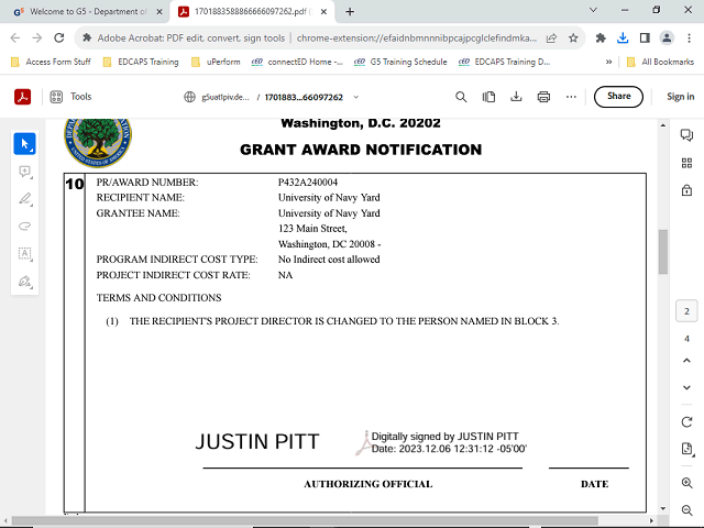 Screen image of this step
