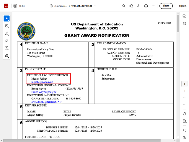 Screen image of this step