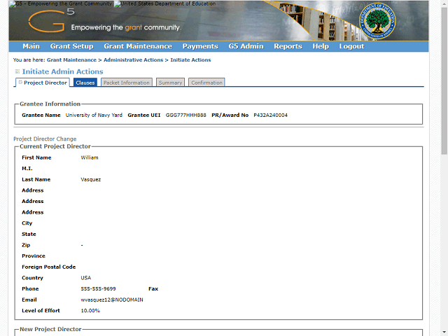 Screen image of this step