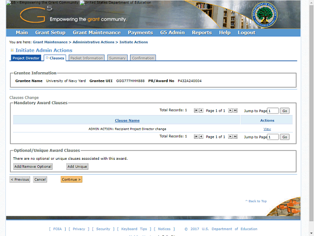 Screen image of this step
