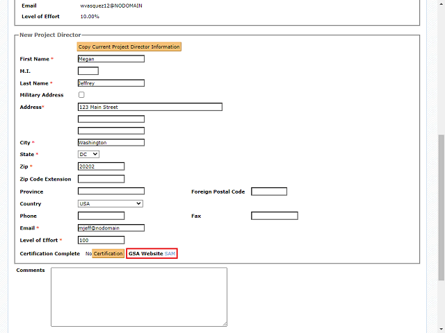 Screen image of this step