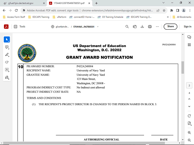 Screen image of this step