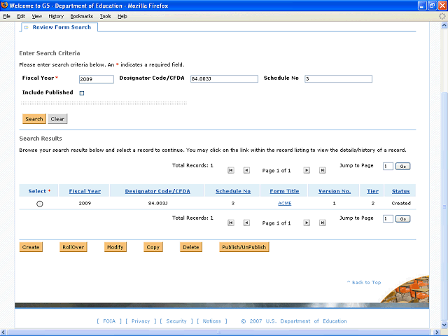 Screen image of this step