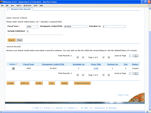 Screen image of this step