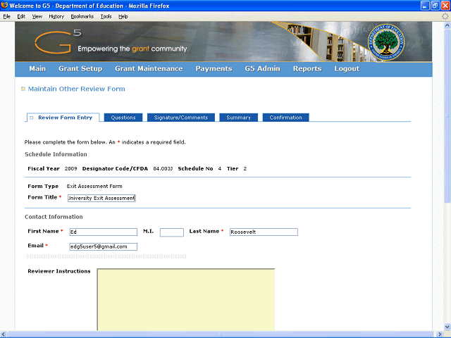 Screen image of this step