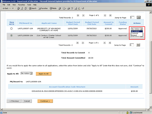 Screen image of this step