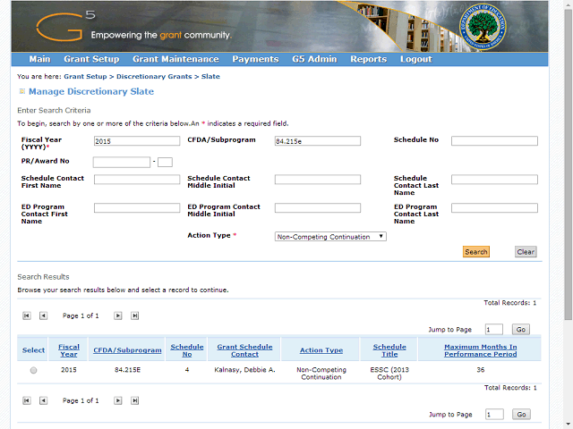 Screen image of this step