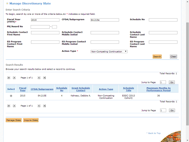 Screen image of this step
