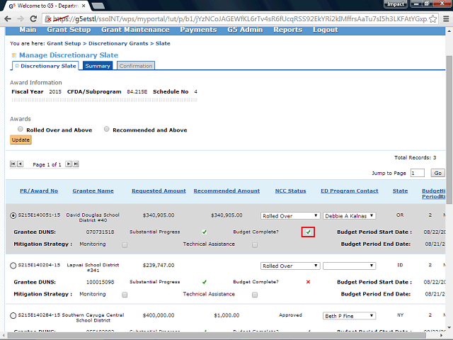 Screen image of this step