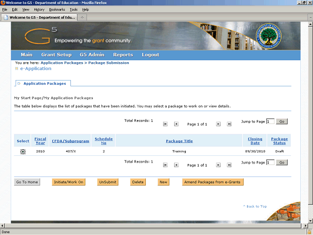 Screen image of this step