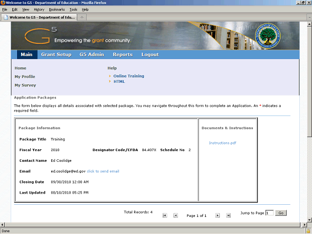 Screen image of this step