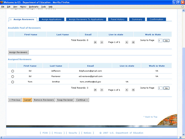 Screen image of this step