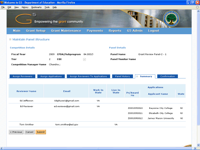 Screen image of this step