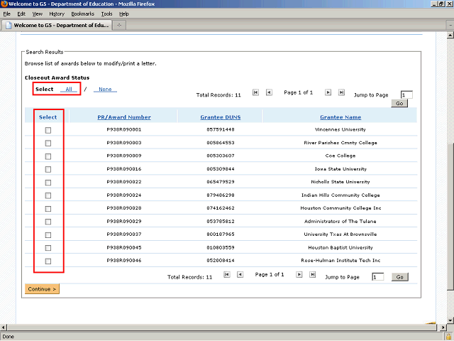 Screen image of this step