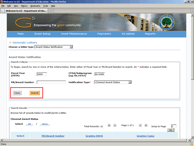Screen image of this step