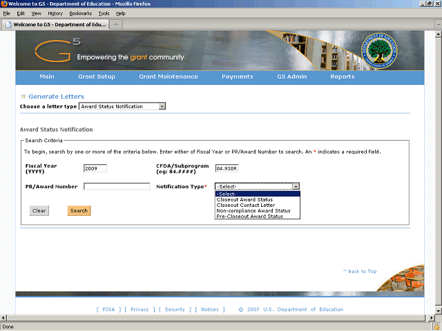 Screen image of this step