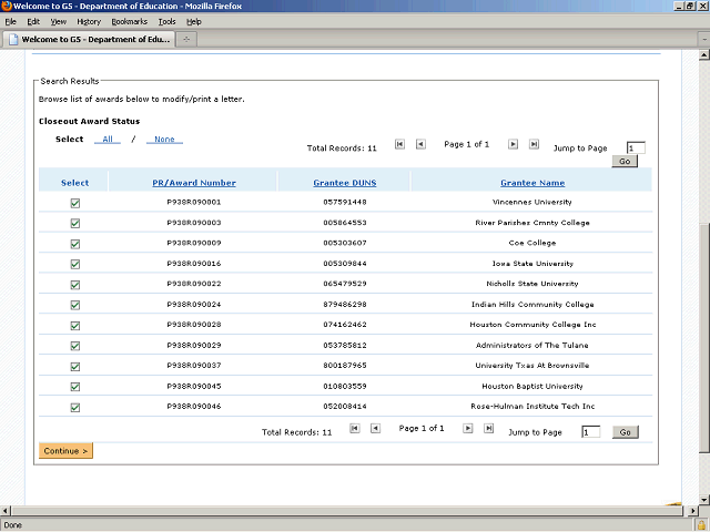 Screen image of this step