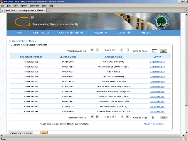 Screen image of this step