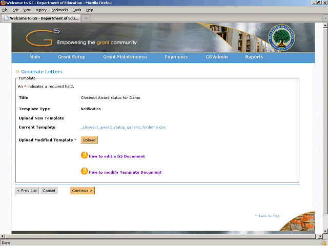 Screen image of this step
