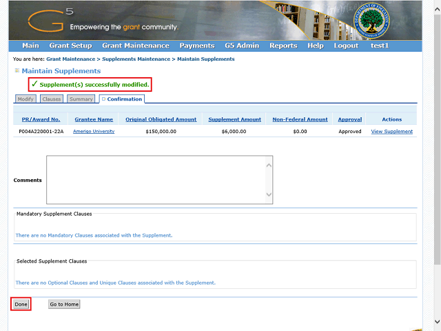 Screen image of this step