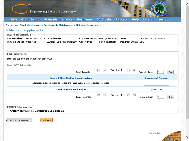 Screen image of this step