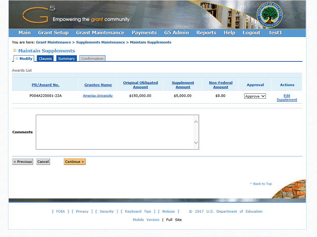 Screen image of this step