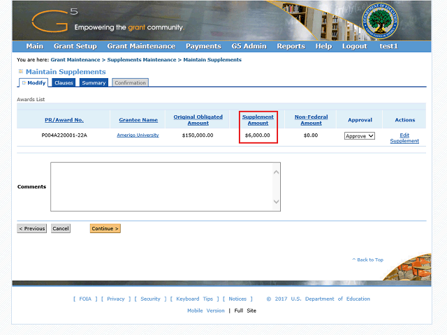 Screen image of this step