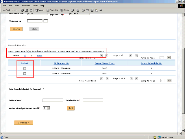 Screen image of this step