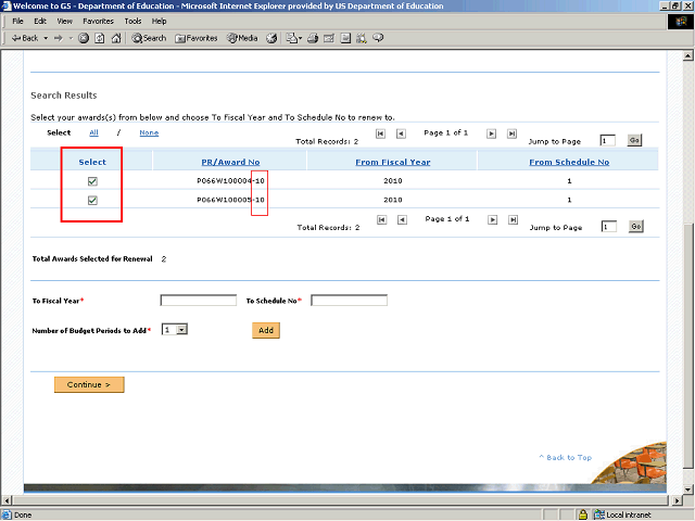 Screen image of this step