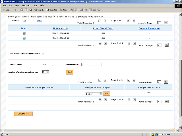 Screen image of this step