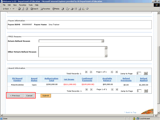 Screen image of this step