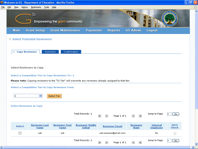 Screen image of this step