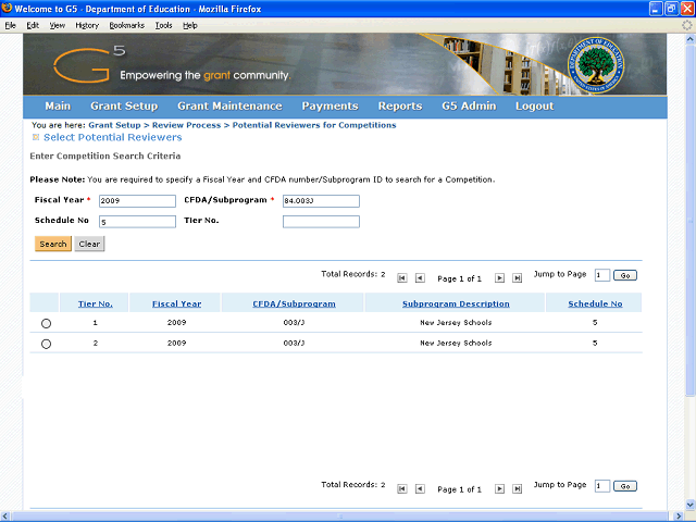 Screen image of this step