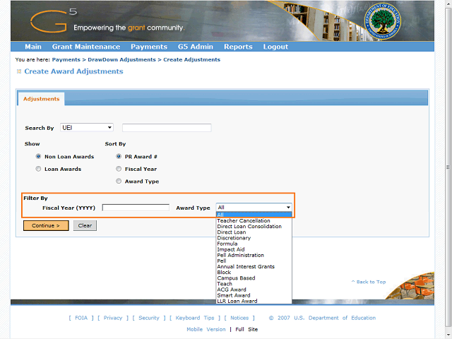 Screen image of this step