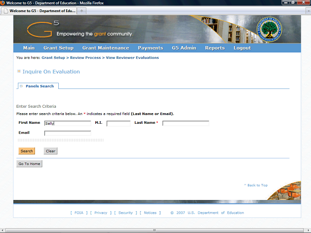 Screen image of this step