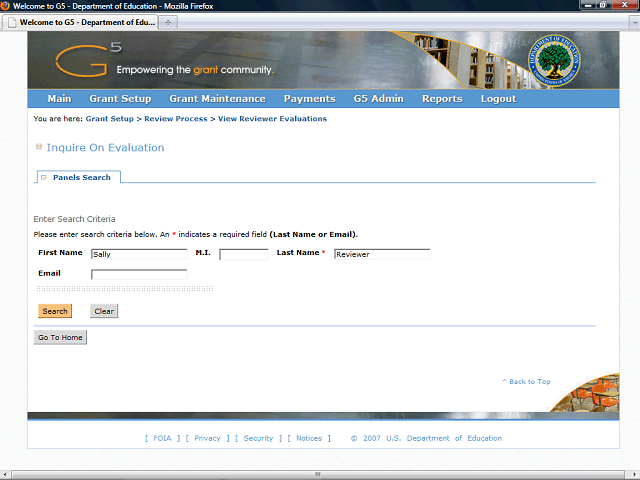 Screen image of this step
