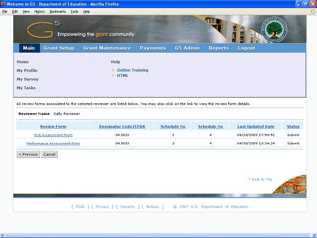 Screen image of this step