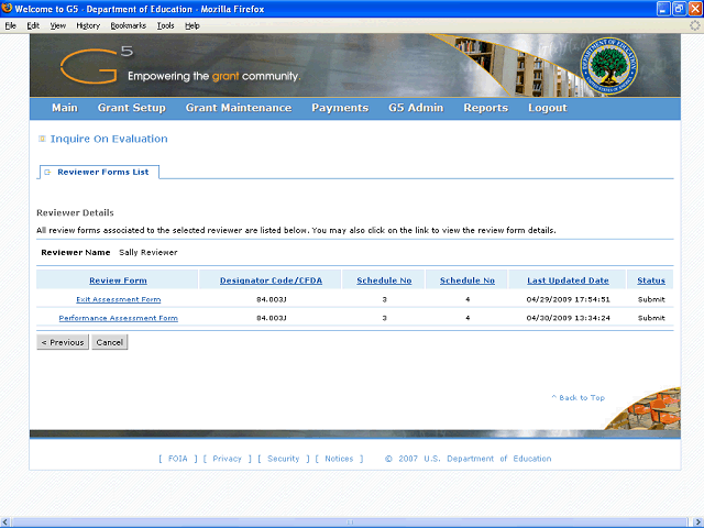 Screen image of this step