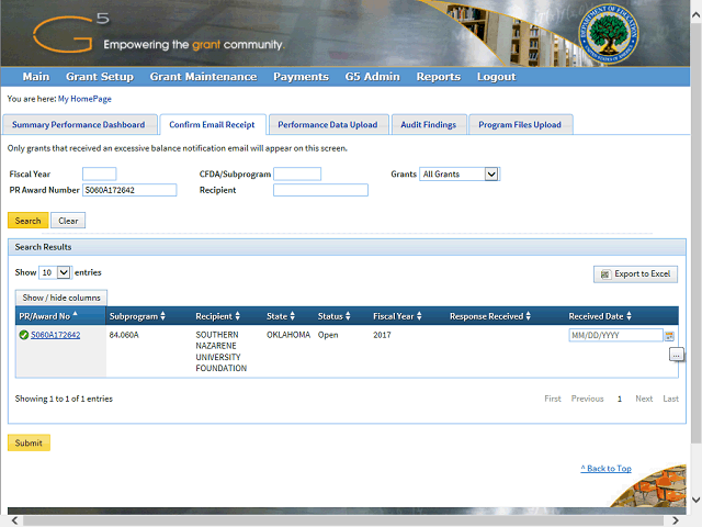 Screen image of this step